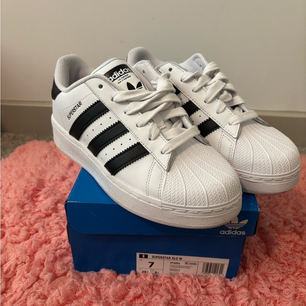 Adidas Kids Superstar White Black Sneakers